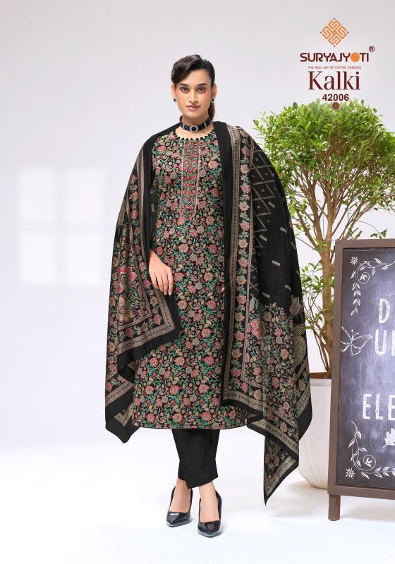 Suryajyoti kalki vol 42 dress material wholesale in mumbai